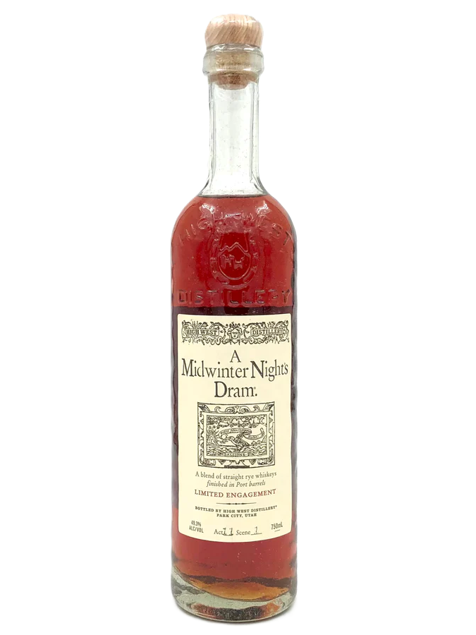 High West A Midwinter Night's Dram Act 11 American Straight Rye Whiskey