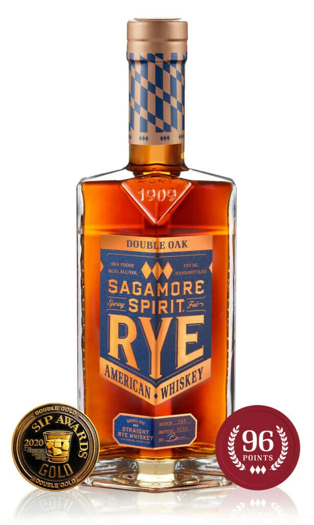 Sagamore Double Oak Rye Whiskey 48.3% abv 750ml