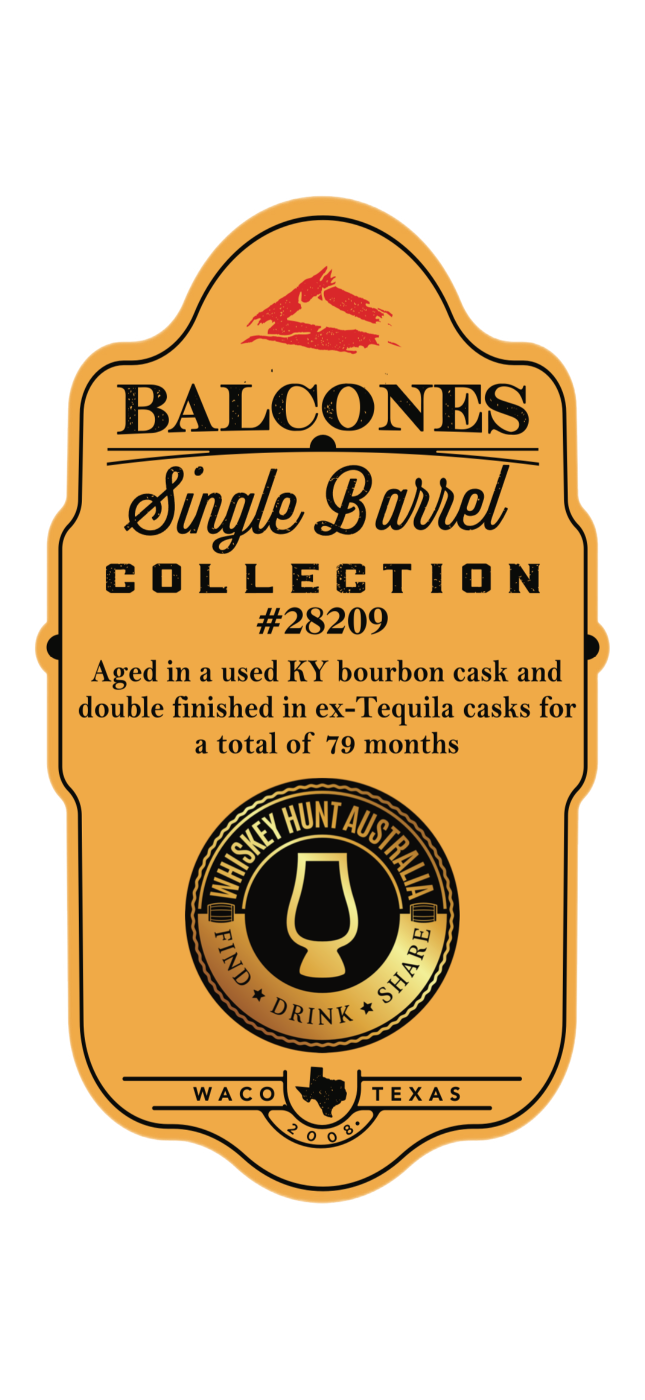 Balcones Single Barrel Whiskey - Whiskey Hunt Australia Select