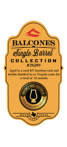 Balcones Single Barrel Whiskey - Whiskey Hunt Australia Select