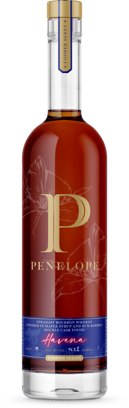 Penelope Havana straight bourbon whiskey finished in maple syrup and rum barrels 47% ABV