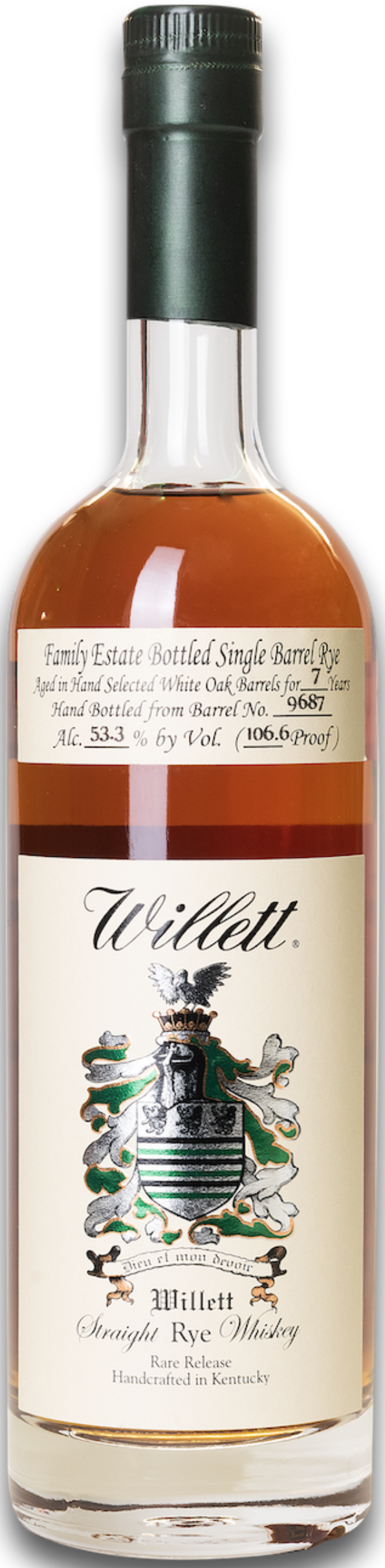Willett Family Estate Single Barrel Rye Whiskey - WHA B&B Release 700ml 53.3% abv
