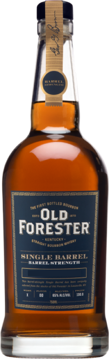 Old Forester Barrel Strength Single Barrel Bourbon 64.6% abv 750ml