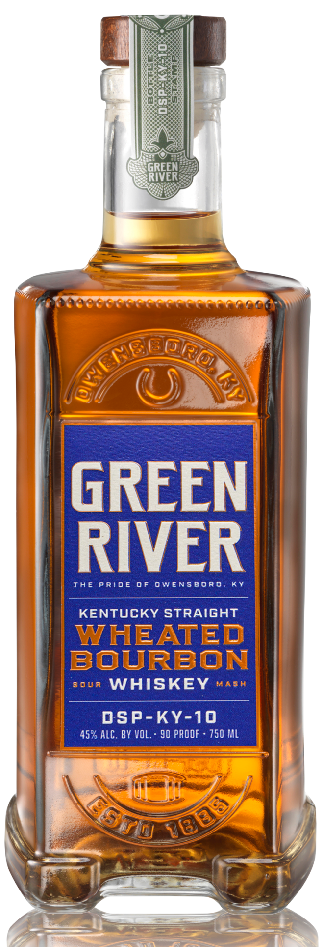 Green River Kentucky wheated Whiskey 750ml 45% abv