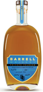Barrell AJP3 Private Release Whiskey 750ml, ABV 66.87%
