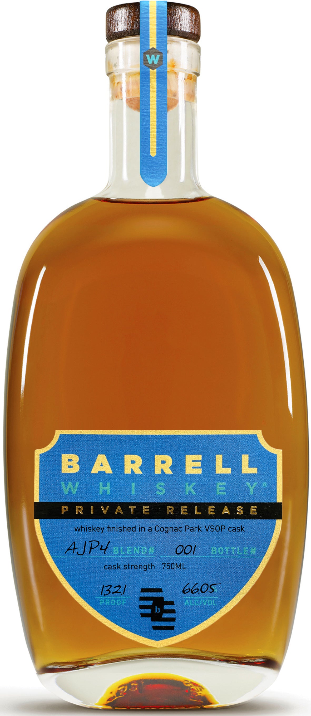 Barrell AJP4 Private Release Whiskey 750ml, ABV 67.05%
