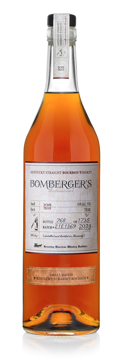 BOMBERGER'S DECLARATION Straight Bourbon Whiskey 2022 700ml 54% abv.