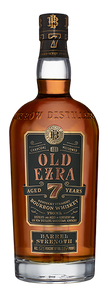 Old Ezra 7 year Barrel Strength Bourbon Whiskey