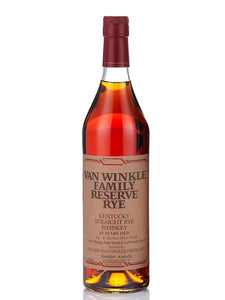 Van Winkle Family Reserve Rye Whiskey 47.8% abv 750ml