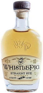 WhistlePig 10 year straight Rye whiskey 50ml (mini bottle) 50% abv.