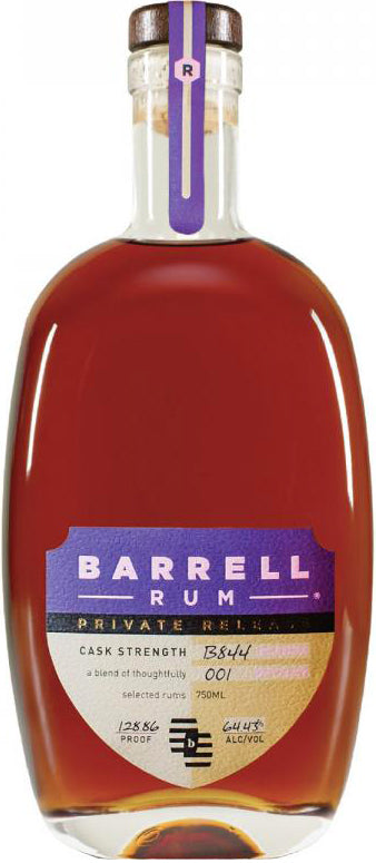 Barrell Private Release Rum B844 750ml, ABV 64.43%