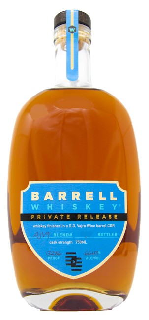 Barrell Craft Spirits AJV9 Private Release Whiskey 66.43% abv 750ml