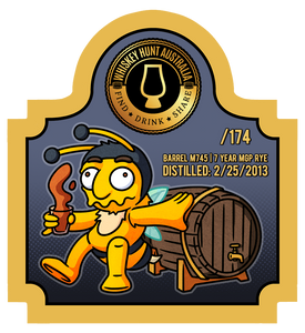Barrell WHA "The Drunken Bumblebee" Single Barrel Rye Whiskey 750ml 57.83% abv.