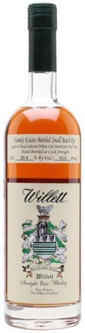 Willett Family Estate 4 Year Old Small Batch Rare Release Cask Strength Straight Rye Whiskey (750ml)